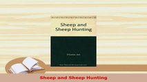 PDF  Sheep and Sheep Hunting  EBook