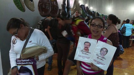 Tributo a familiares de desaparecidos en museo de México