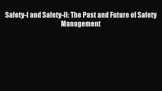 Download Safety-I and Safety-II: The Past and Future of Safety Management Ebook Free