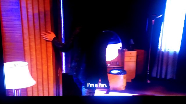 AHS- Season 5. Evan Peters & Finn Wittrock/ NaomCampbell as Claudia & Cheyenne Jackson His Son Lachlan.