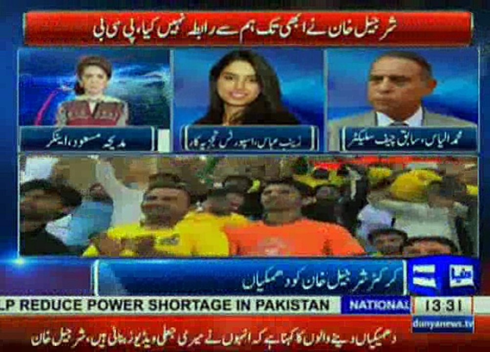 Cricketer Sharjeel Khan has Threats