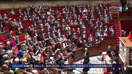 Macron/Valls : le clash en plein hémicycle