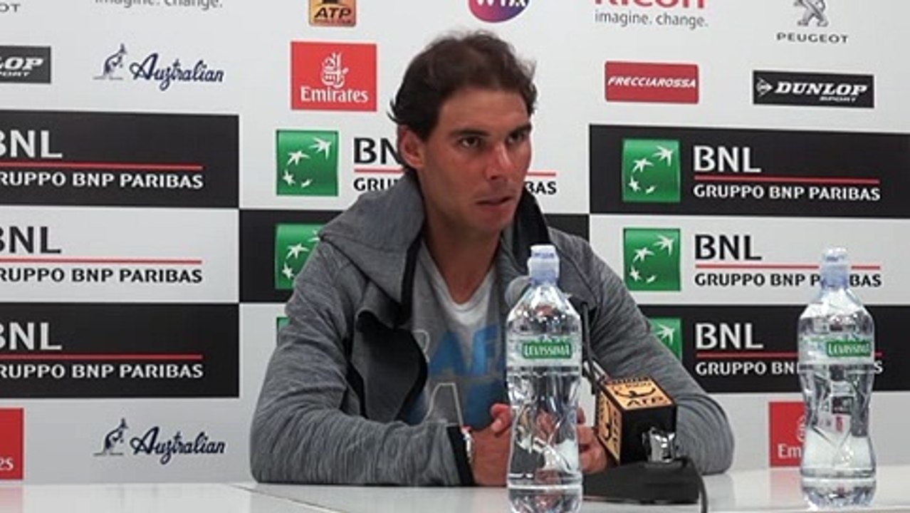 ATP - Rome 2016 - Rafael Nadal évoque Nick Kyrgios