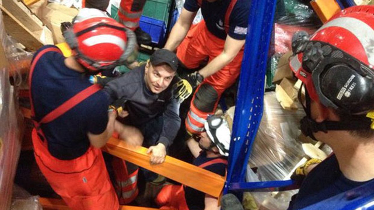 Man survives nine hours trapped under thousands of tonnes of cheese