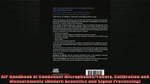 DOWNLOAD FREE Ebooks  AIP Handbook of Condenser Microphones Theory Calibration and Measurements Modern Full Free