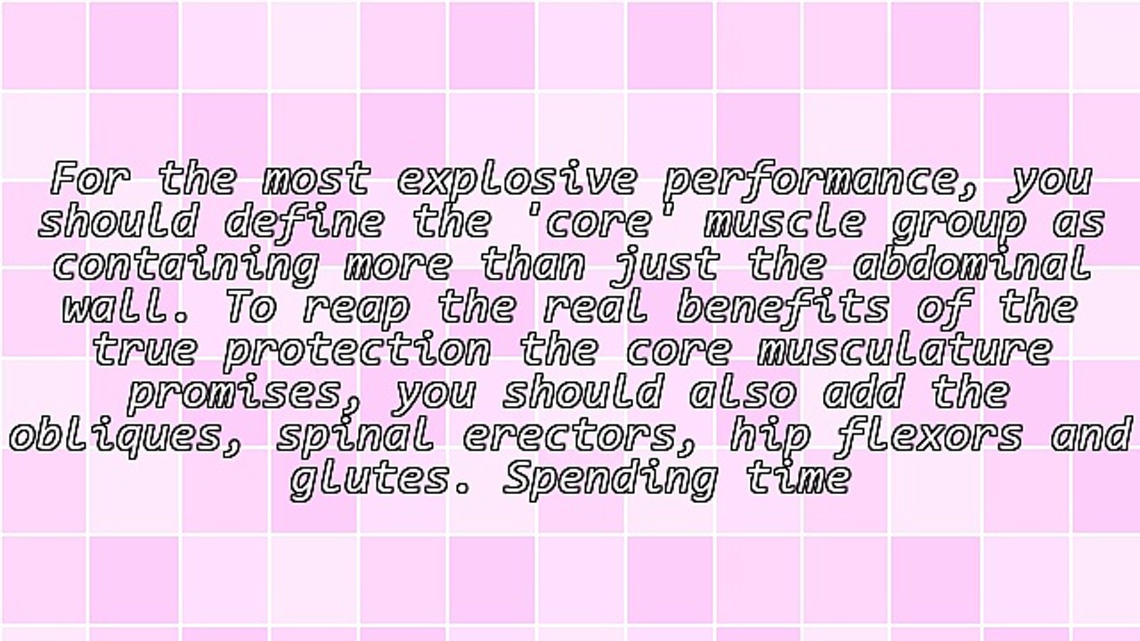 Core Training Tips For Top Sports Performance