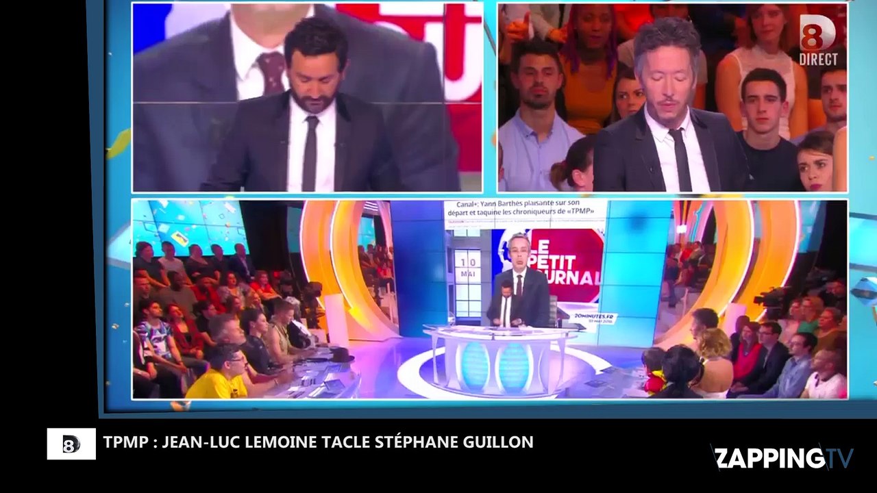 TPMP : Jean-Luc Lemoine clashe Stéphane Guillon après un tweet sur le départ de Yann Barthès (Vidéo)