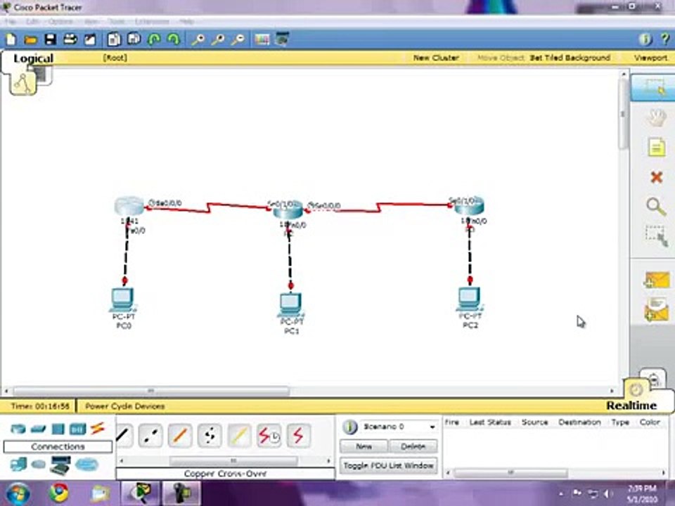 How to configure OSPF in Packet Tracer.