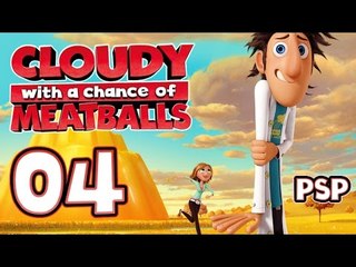 Cloudy With A Chance Of Meatballs Walkthrough Part 4 (PSP) World 2 ~ Level 3, 4 & 5