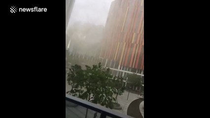 Major fire in Beijing, China