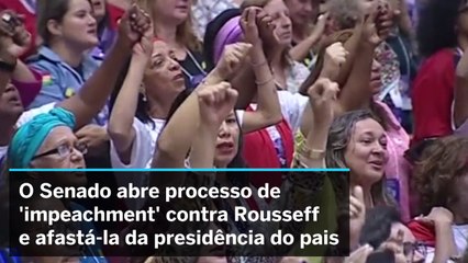 El Senado de Brasil aparta a Rousseff