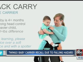 Twin Go Recalls Baby Carriers Due to Fall Hazard