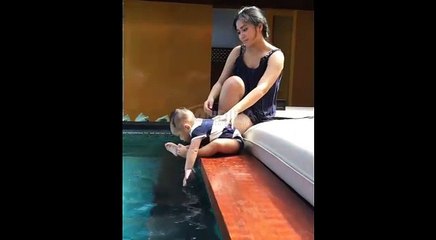 Senangnya Rafathar malik Ahmad maenan Air Sama Bunda Caca l Raffi Ahmad