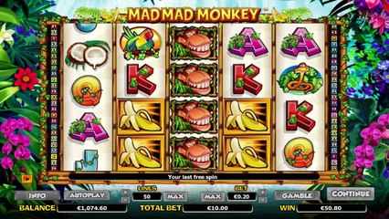 Mad Mad Monkey ilmainen kasino kolikkopeli NextGen Gaming Video Esikatselu