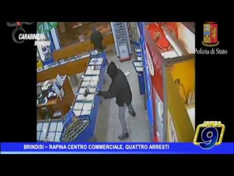 Brindisi | Rapina in centro commerciale, 4 arresti