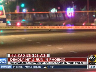 Police investigating apparent hit-and-run crash in south Phoenix