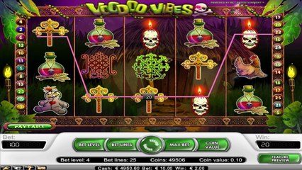 Voodoo Vibes ilmainen kasino kolikkopeli NetEnt Video Esikatselu