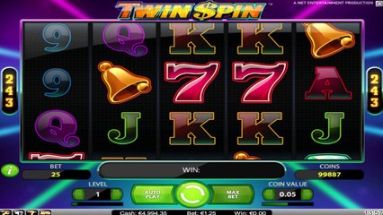 Twin Spin ilmainen kasino kolikkopeli NetEnt Video Esikatselu