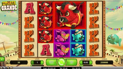 Spinata Grande ilmainen kasino kolikkopeli NetEnt Video Esikatselu