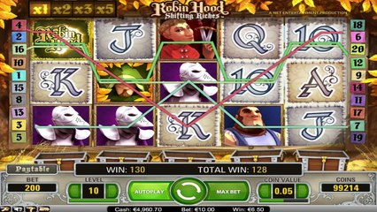 Robin Hood ilmainen kasino kolikkopeli NetEnt Video Esikatselu