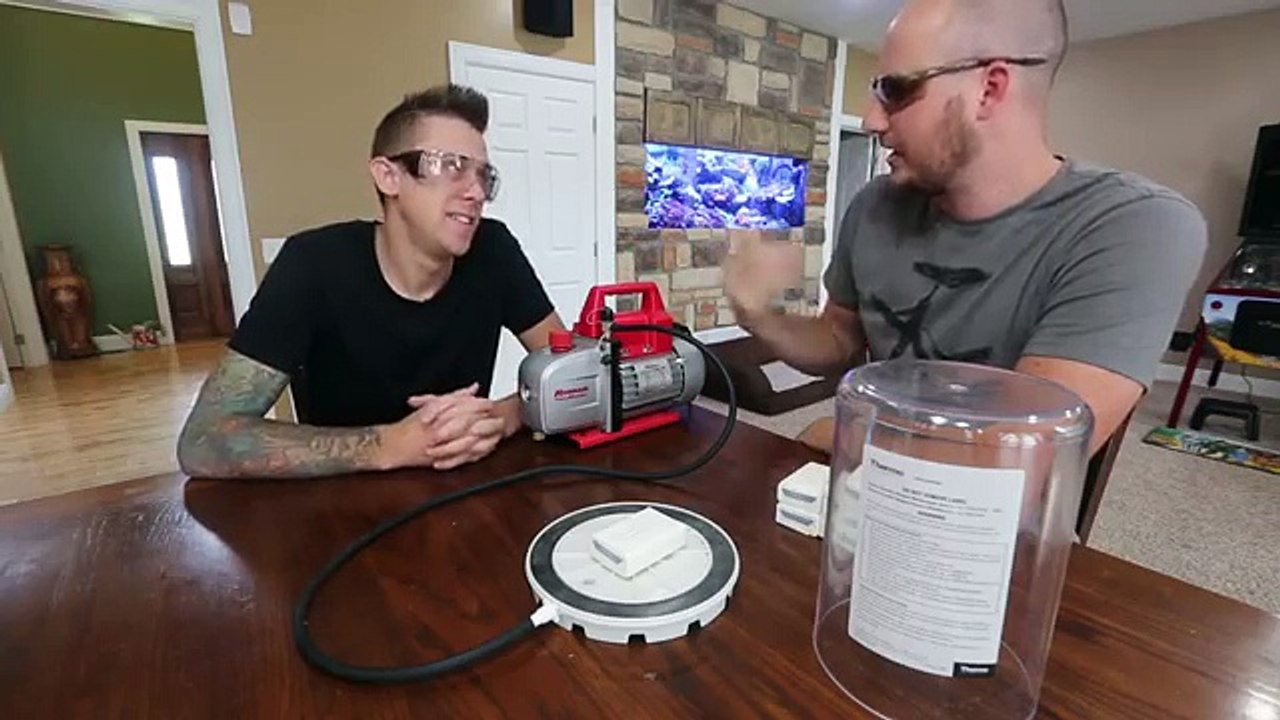 Freezing Liquid Nitrogen into ICE