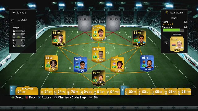 BEST POSSIBLE BRAZIL TEAM! w PELE and TOTY CARDS FIFA Ultimate Team Squad Builder