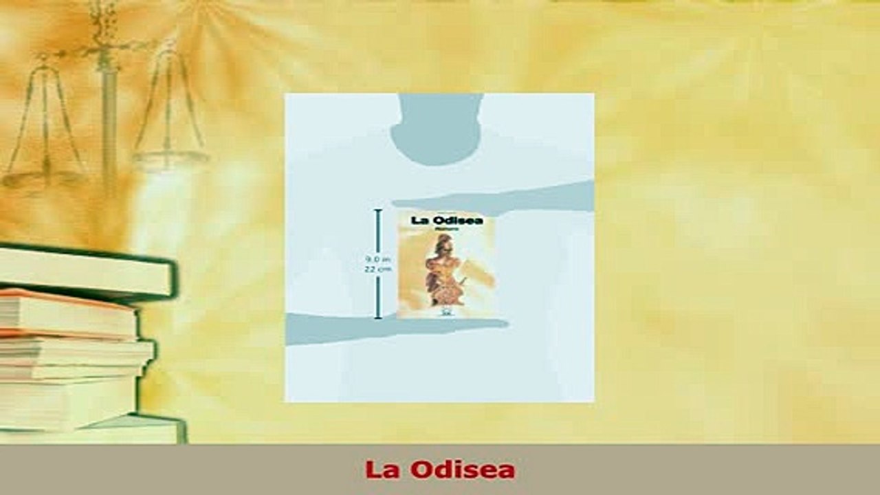 PDF  La Odisea  EBook