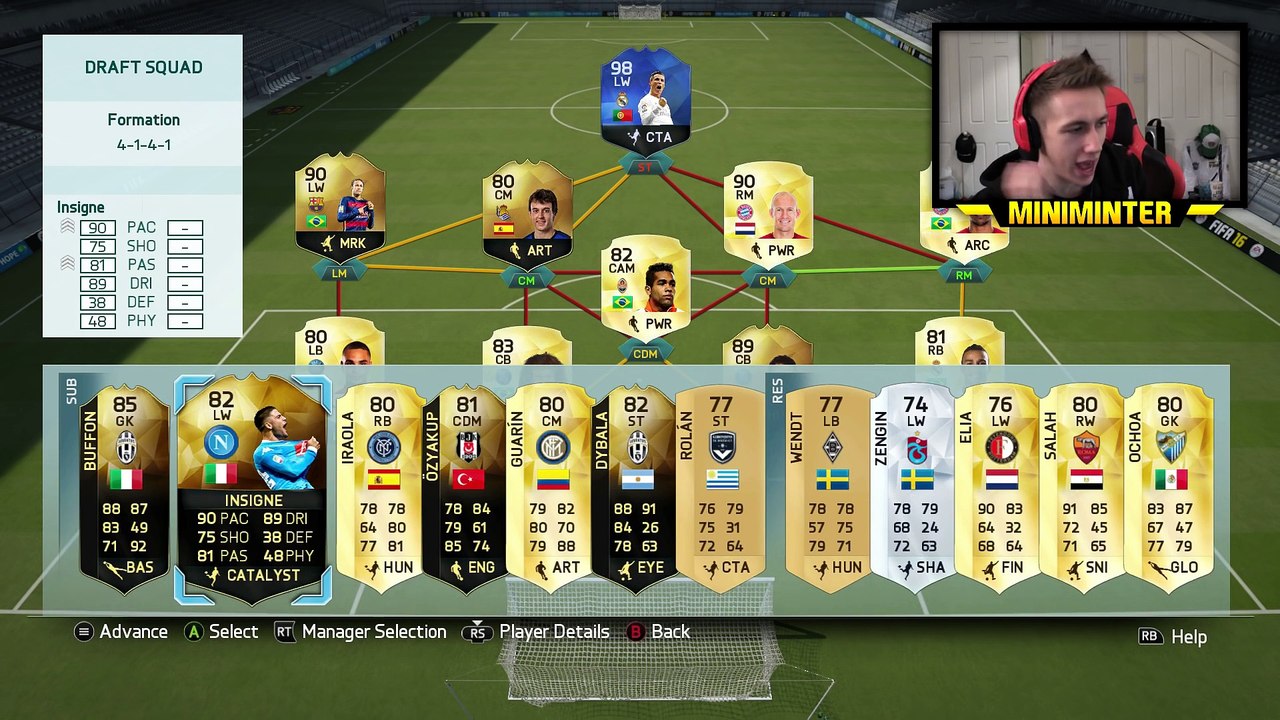 BEST DRIBBLERS! FIFA 16 DRAFT