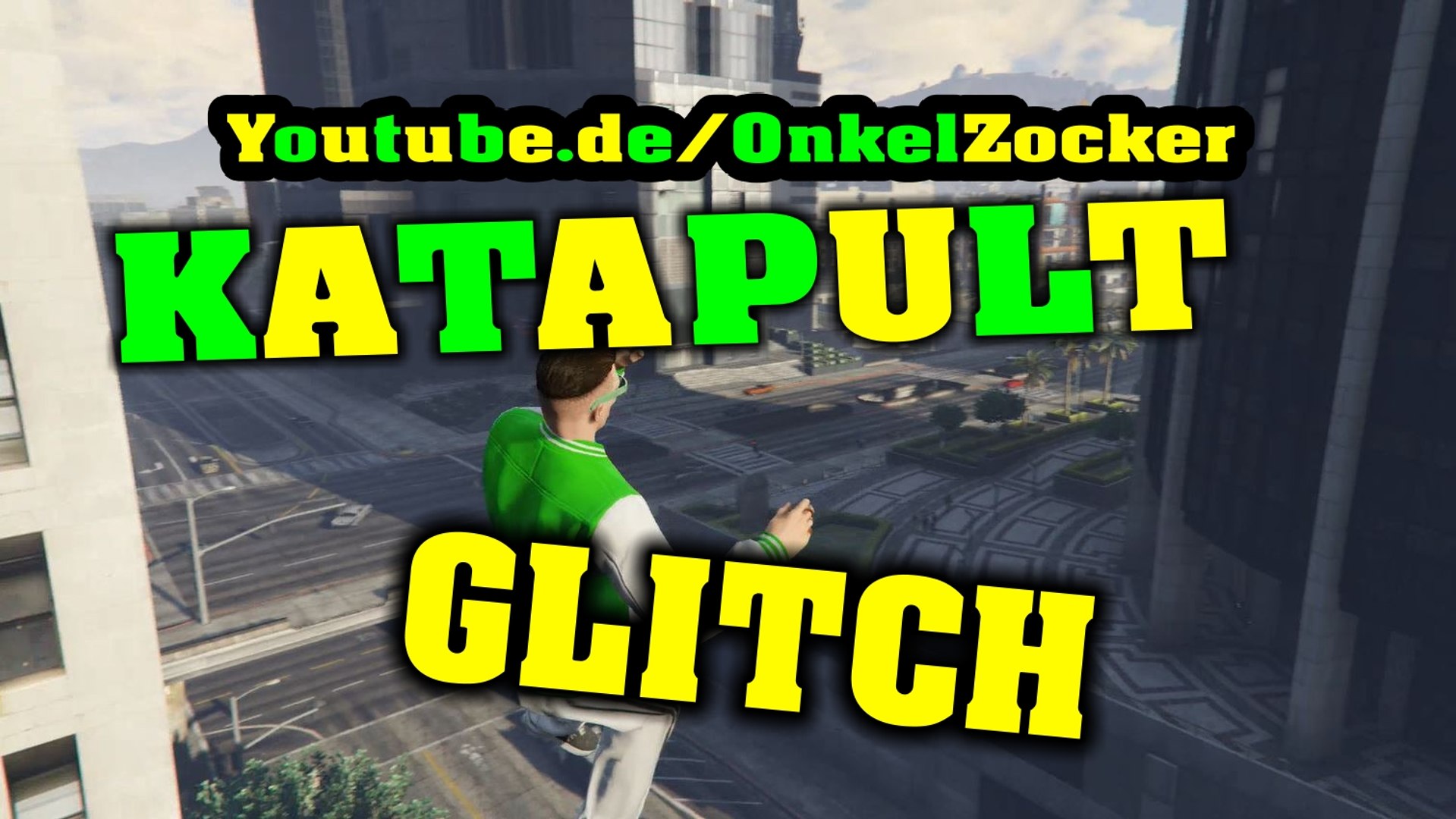 GTA 5 ONLINE FUNNY MOMENTS - GTA 5 KATAPULT GLITCH - LAUNCH GLITCH - BRIAAA - GAMEPLAY GERMAN