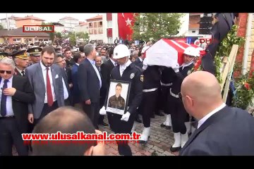Şehit polis Ersan Gürpınar Samsun'da son yolculuğuna uğurlandı