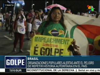 Brasileños prometen que seguirán en su lucha por la democracia