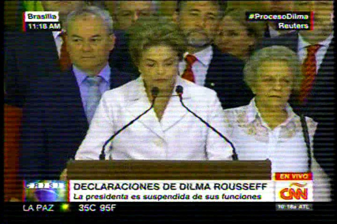Escucha el discurso completo de Dilma Rousseff a su salida de la presidencia