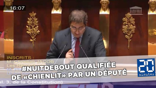 #NuitDebout qualifiée de «chienlit» par le député Christian Jacob