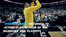 Stephen Curry lifts Warriors to series-clinching win over Blazers