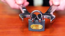 How to open a lock with a nut wrench