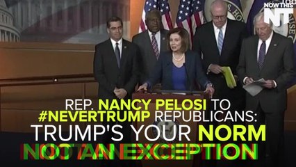 Pelosi Calls House Republicans Out on Trump-ism