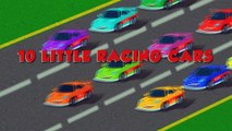 Ten Little Racing Car & Alphabet Songs  & Kids Club Songs - English Nursery Rhymes & ABC Songs...