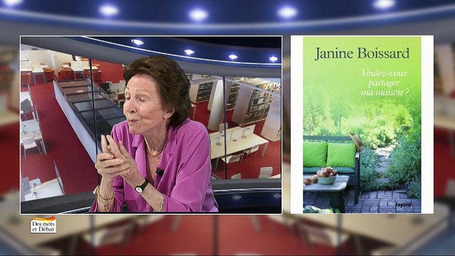 Des Mots et Débat avec Janine Boissard