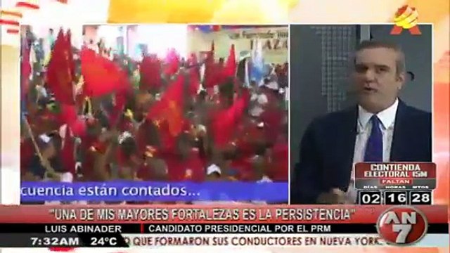 [12 Mayo 2016] Interesante Entrevista a Luis Abinader, Candidato Presidencial PRM (Partido Revolucionario Moderno)