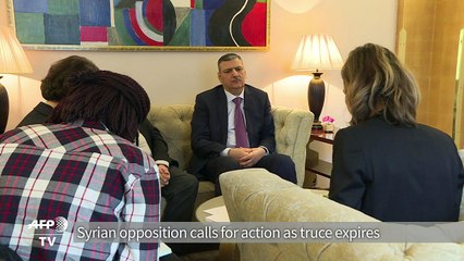 Syrian opposition says it wants 'actions, not just words'