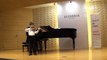 Leonid Kogan, 1st Prize winner of ESTONIAN ACADEMY of MUSIC competition plays with his Mom Victoria