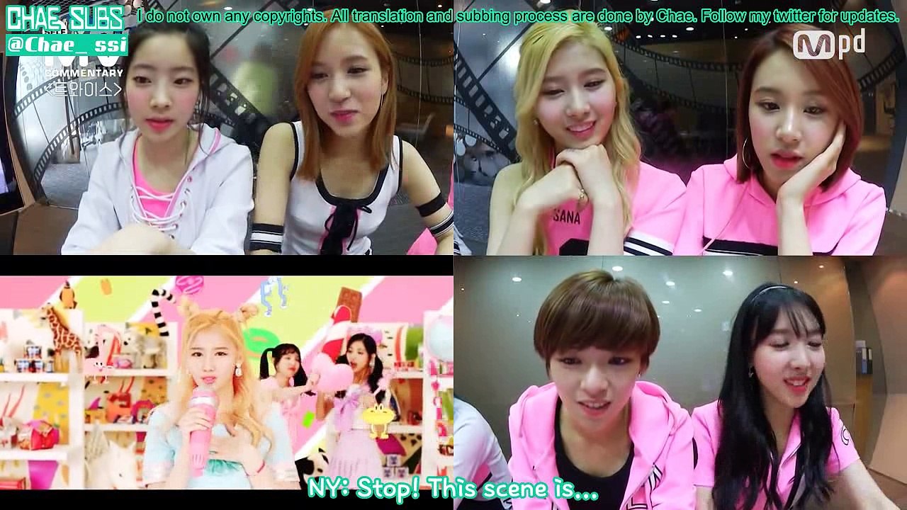[ENG] Twice Cheer Up MV Commentary (Chae Subs)