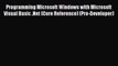 Read Programming Microsoft Windows with Microsoft Visual Basic .Net (Core Reference) (Pro-Developer)