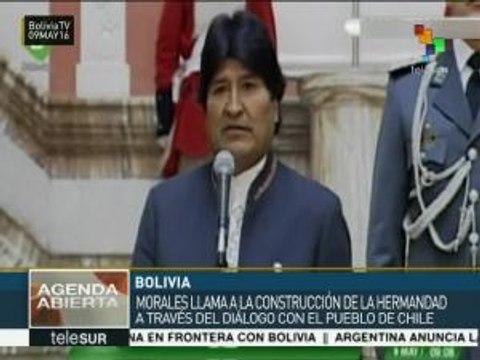 Evo Morales instó a Chile a fortalecer lazos a través del diálogo