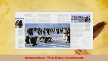 Read  Antarctica The Blue Continent Ebook Free