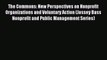 Read The Commons: New Perspectives on Nonprofit Organizations and Voluntary Action (Jossey