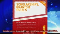 new book  Scholarships Grants  Prizes 2012 Petersons Scholarships Grants  Prizes