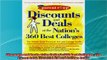 new book  Discounts and Deals at the Nations 360 Best Colleges  The Parent Soup Financial Aid and