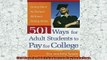 read here  501 Ways for Adult Students to Pay for College