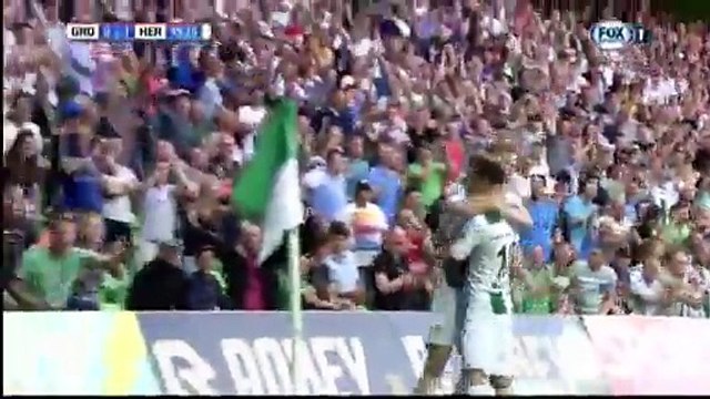2-1 Rasmus Lindgren GOAL HD - FC Groningen vs Heracles 12.05.2016